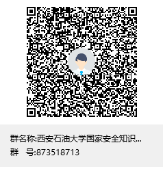 西安石油大學(xué)國(guó)家安全知識(shí)競(jìng)賽群聊二維碼